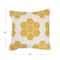 Hello Honey® Yellow & White Quilted Honeycomb Cotton Pillow